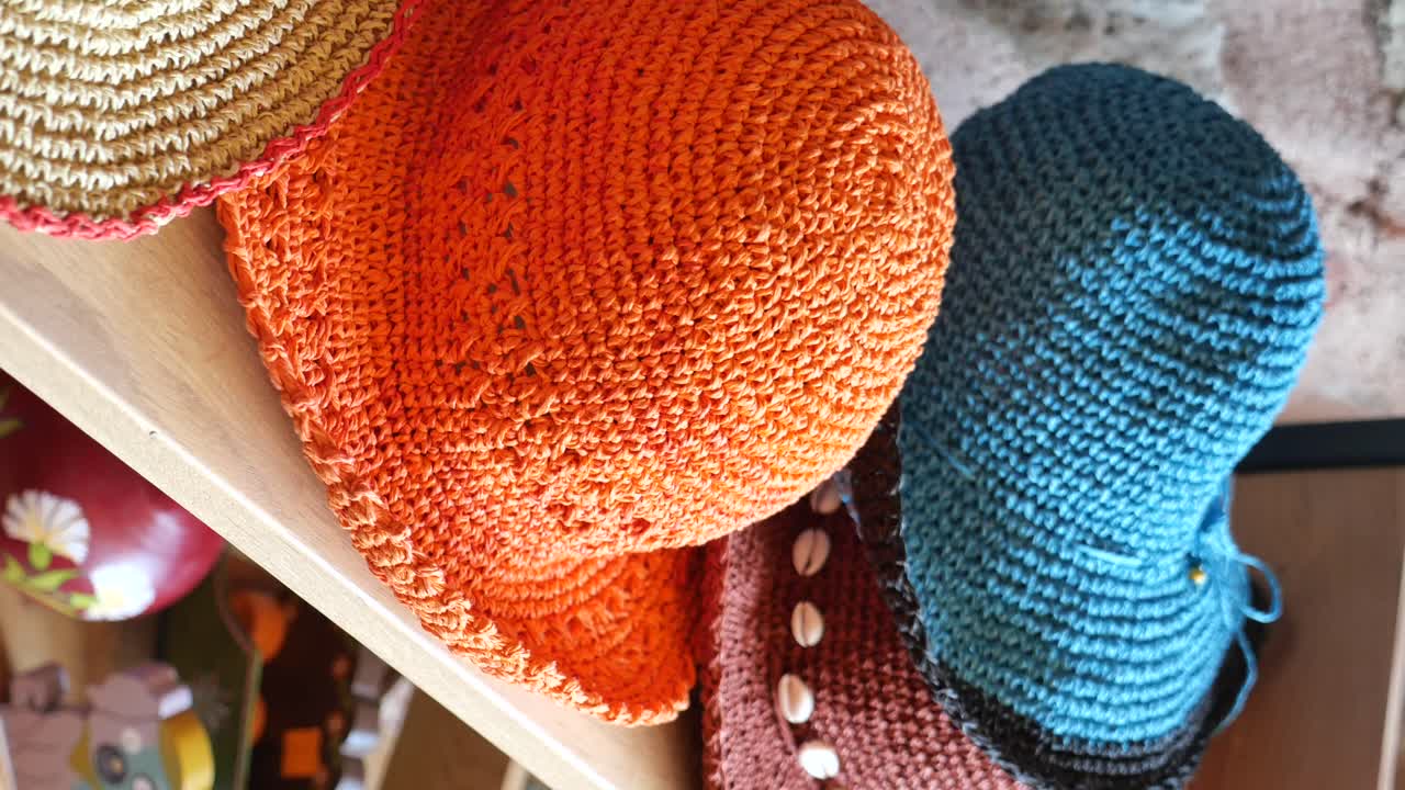 Colorful Handmade Woven Hats