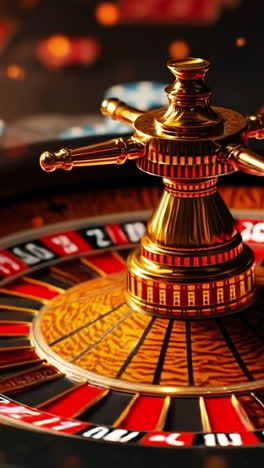exciting roulette game at a casino table
