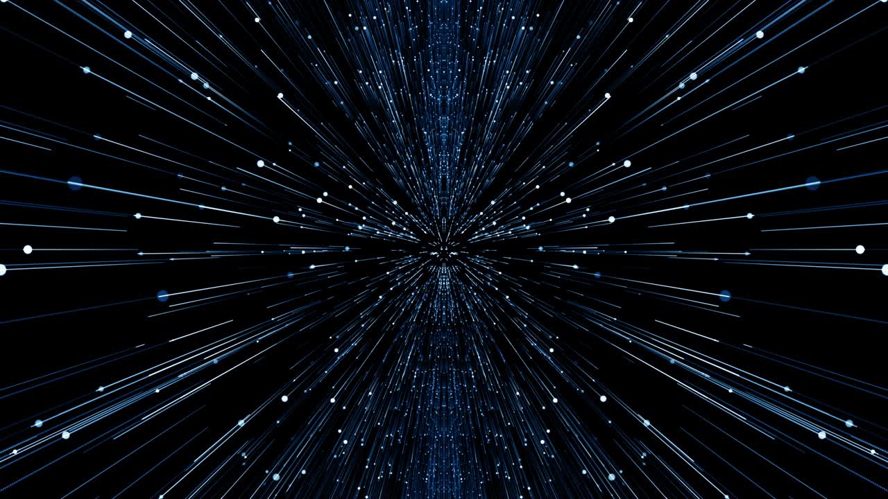 Particles Blue dust abstract light bokeh motion titles cinematic background loop