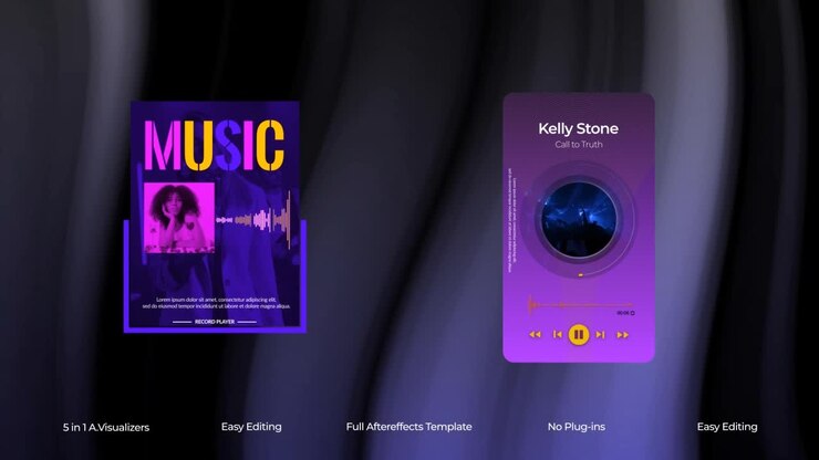 Music Visualizers and After Effects Templates