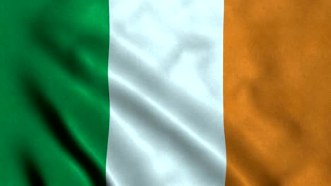 4k seamless loopable flag of ireland