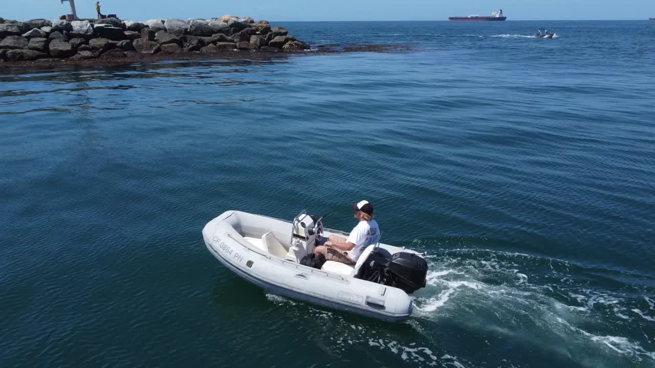 Gare di motoscafi di Long Beach dal porto turistico LBC a Catalina Island, California