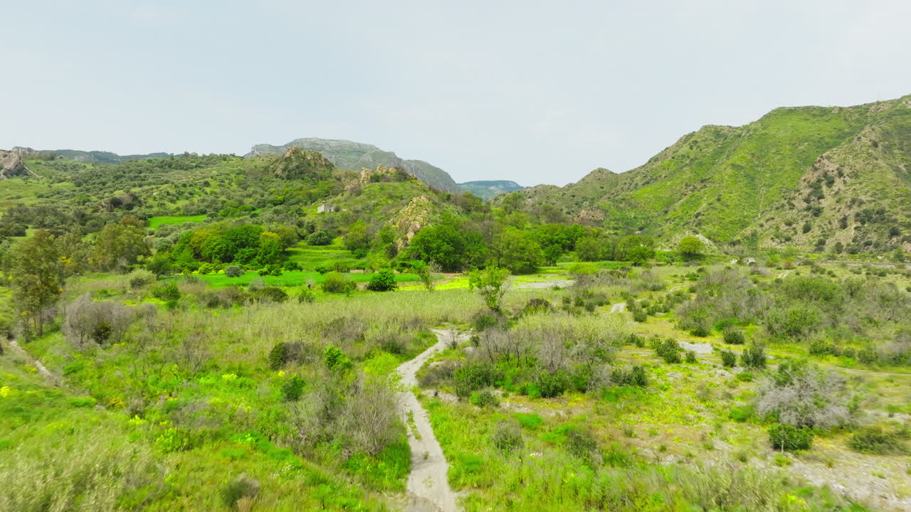 Path That Leads To Adventure Trails In The Calabrian Hills
