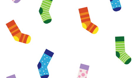 colorful patterned socks