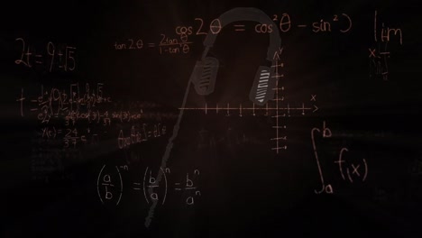 Animation-of-mathematical-equations-over-headset