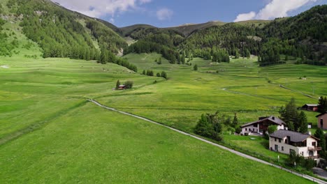verdant mountains and winding roads