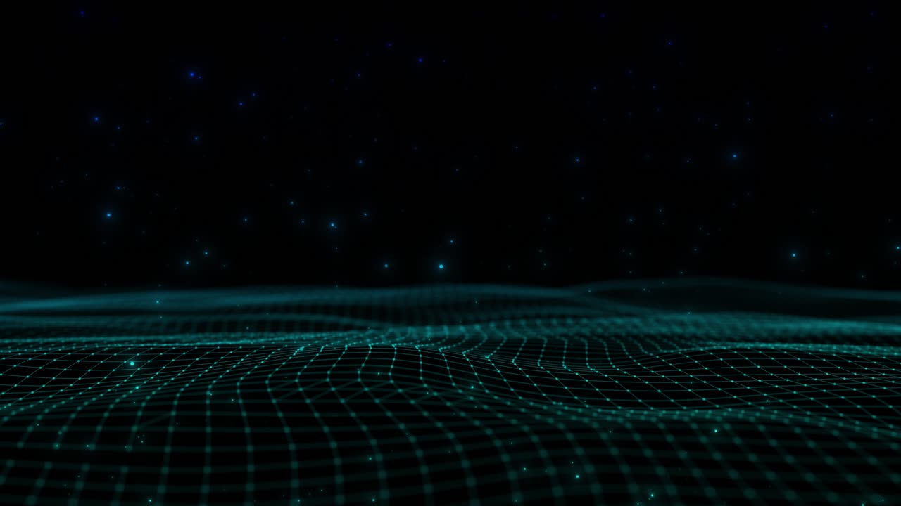 Digital waves technology engineering science and artificial intelligence background crypto currency