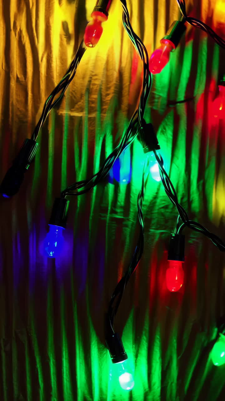 coloridas luces de navidad