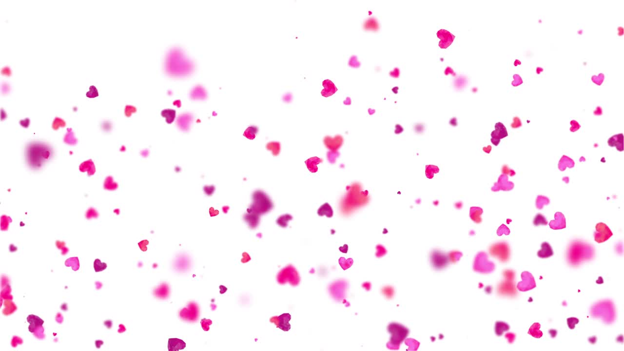 다각형 심장 배경은 발렌타인 데이 애니메이션 모양과 입자 루프를 특징으로 한 모션 그래픽입니다.