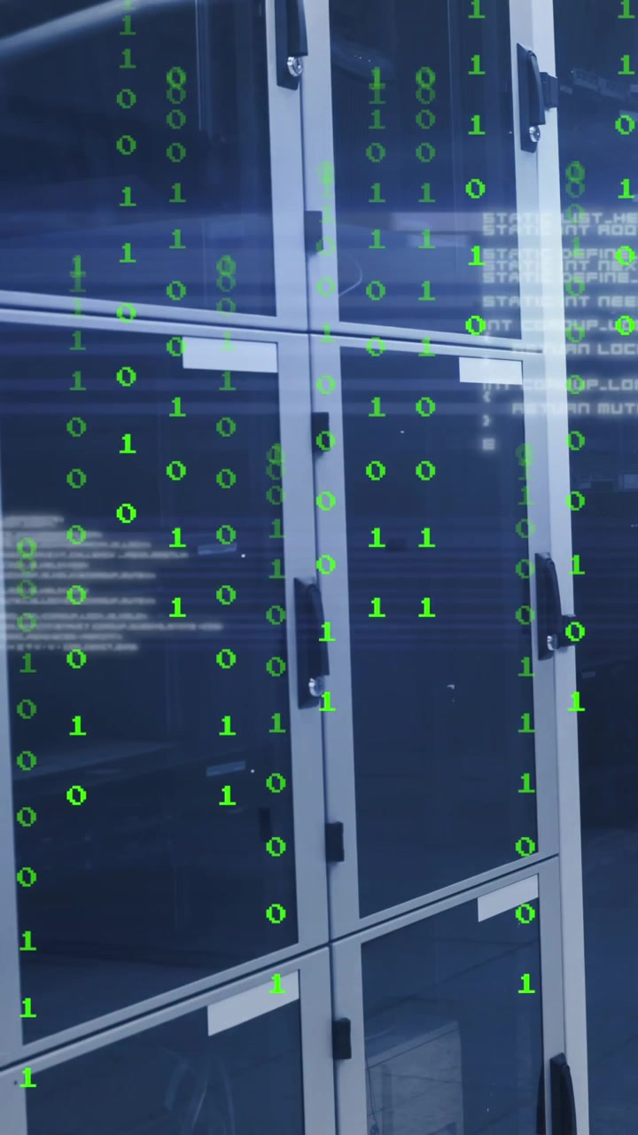 Animation of data processing over computer servers