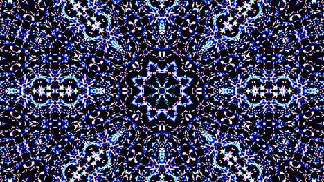 bright abstract light governing blue color, kaleidoscope,full color background