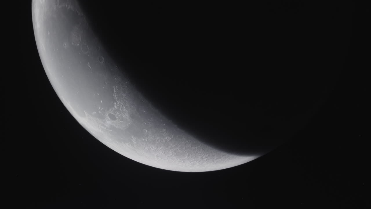 Moon vieved from Space