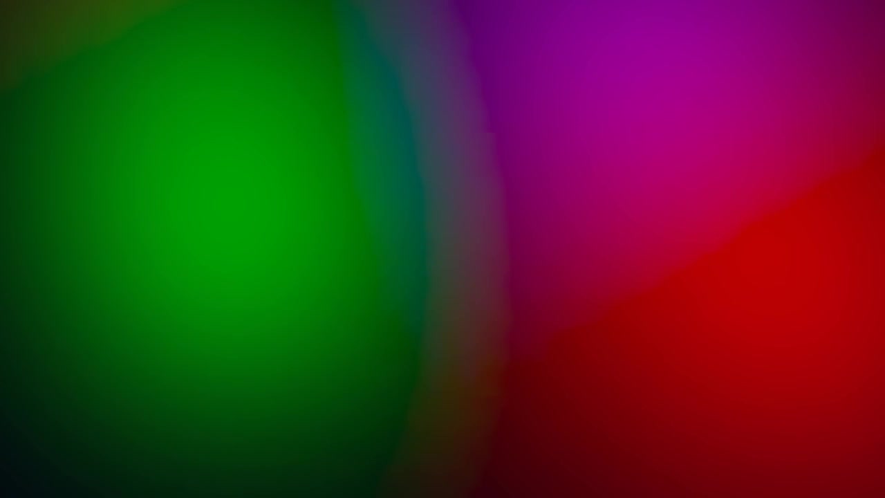 Abstract Background with Shifting Vibrant Colored Light Blurs