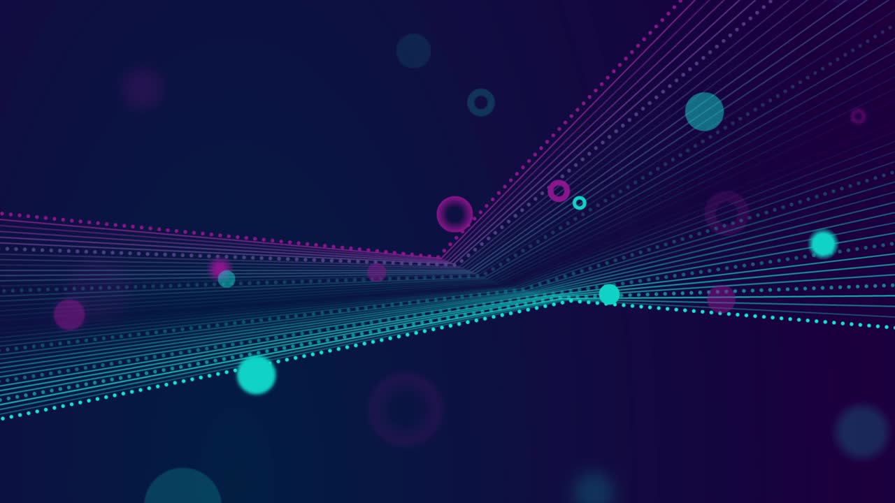 Blue and purple futuristic hi-tech modern motion design