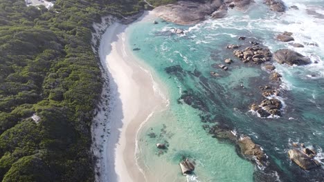 Elephant-Rocks-Es-Una-Playa-Protegida-En-El-Oeste-De-Australia