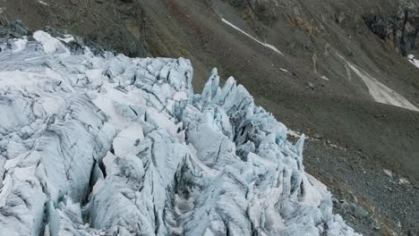 superficie del glaciar