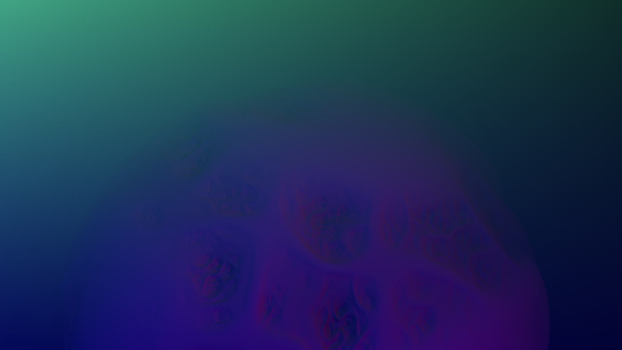 Closeup fantasy chaos liquid waves in dark space