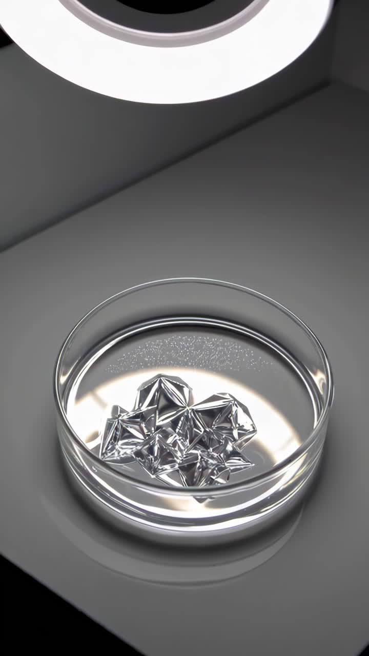 Geometric Crystal in Petri Dish