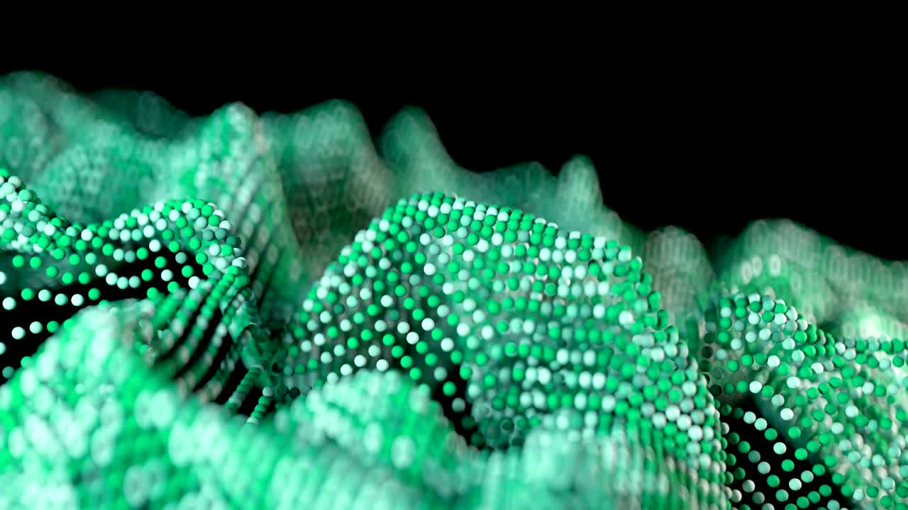 4K Abstract Physics Science Molecular Background.