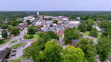 fast-aerial-pullout-rockingham-nc,-north-carolina