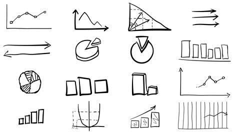 animación infográfica dibujada a mano