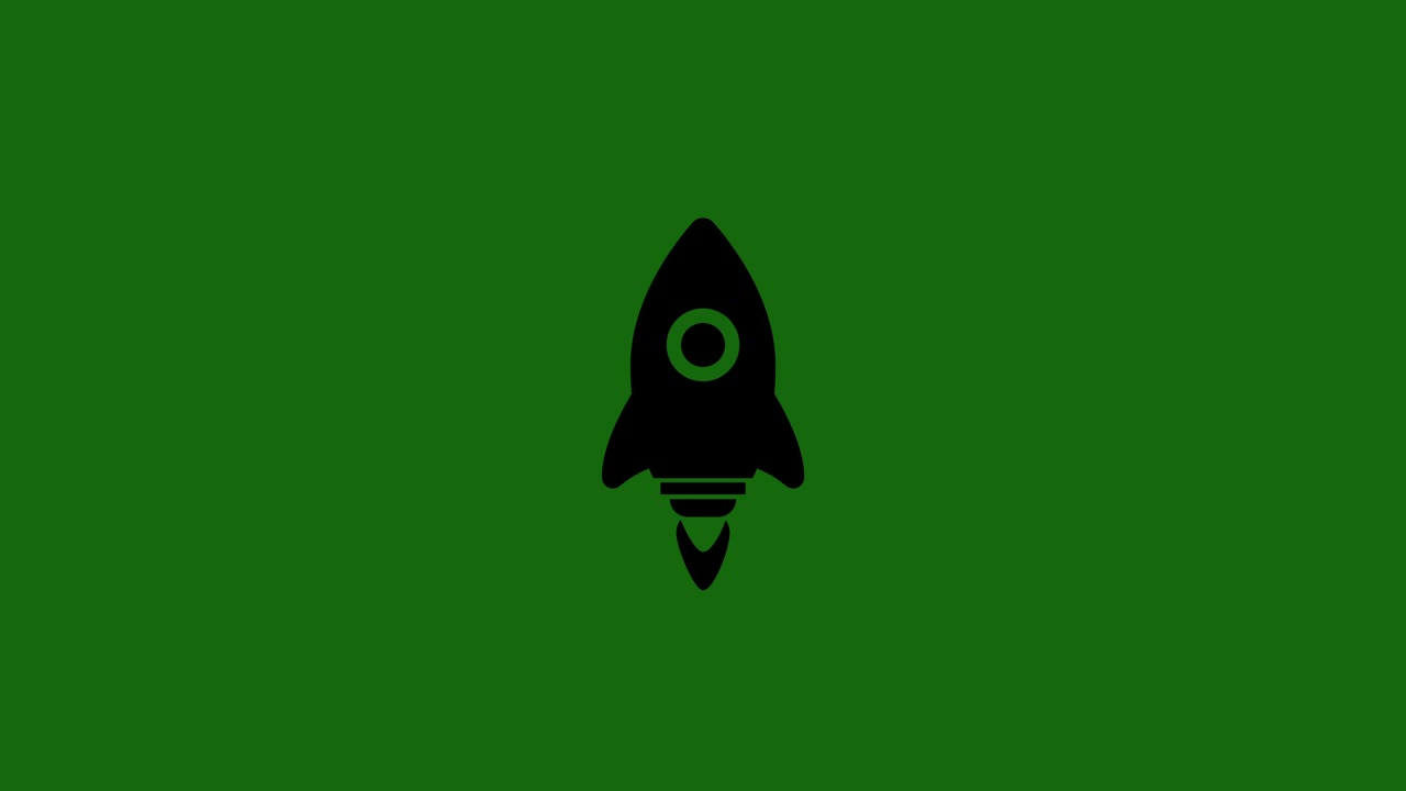 rocket icon animation.