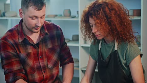 pottery class: learning the art of shaping clay