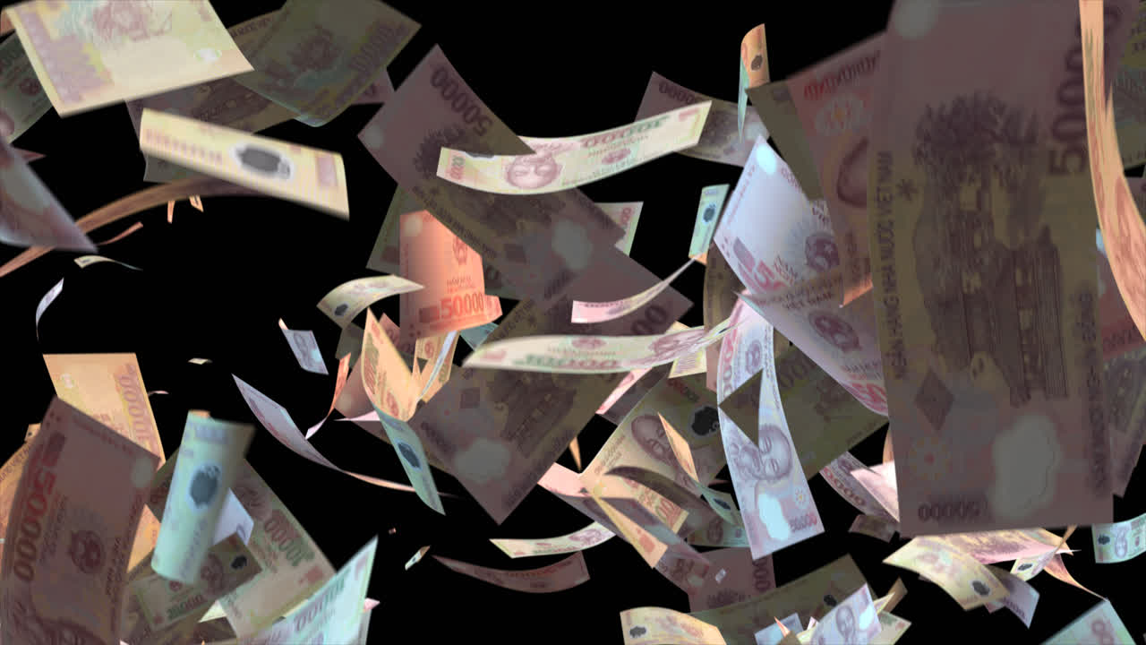 떨어지는 베트남 돈