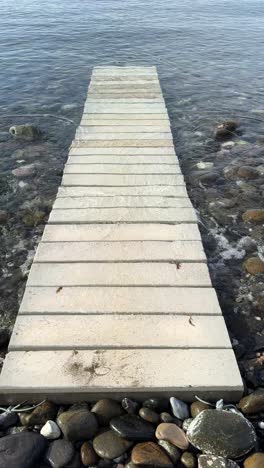 wooden pier at the beach