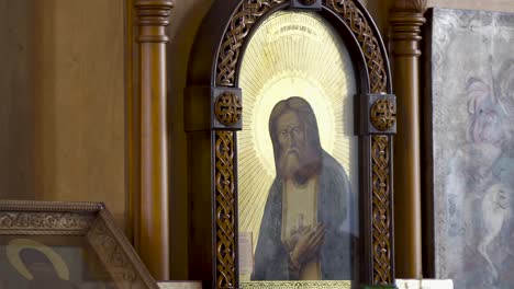 religious icons in a church