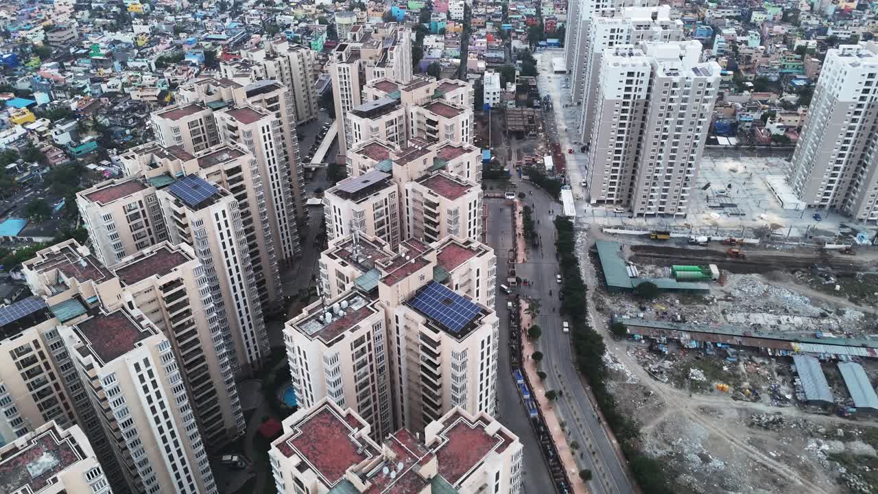 This aerial footage of Natesan Nagar, Chennai, highlights the impressive scale of the new TAISHA - AIS Housing Complex. Compelling visual of city development and expansion