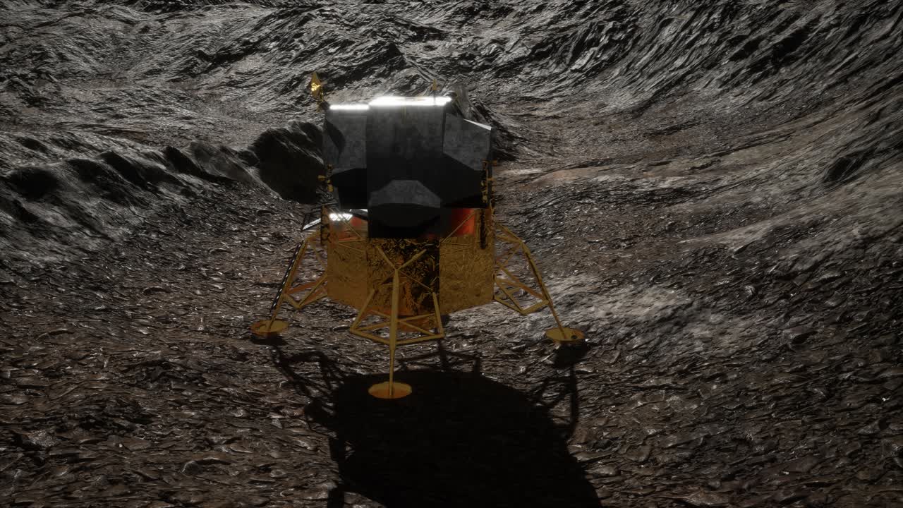 Mondlandemission auf dem Mond