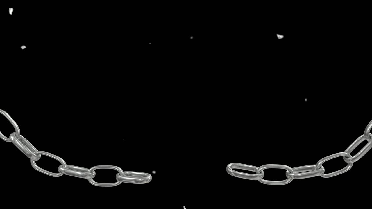 박을 깨뜨리는 체인 잠금 해제 보안 보호 해킹 비밀번호 4k