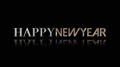 Elegance-style-Happy-New-Year-text-on-black-gradient