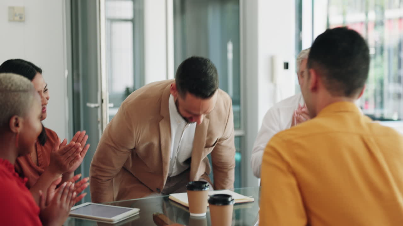 악수, 사업가들