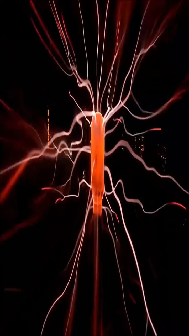Dynamic Electric Discharges Pulsating from a Central Plasma Object