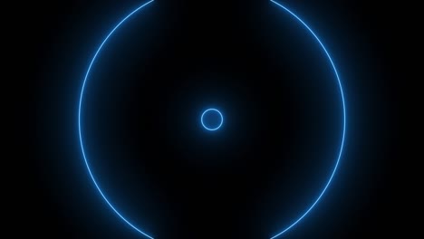 blue wide circle light energy wave overlay effect loop