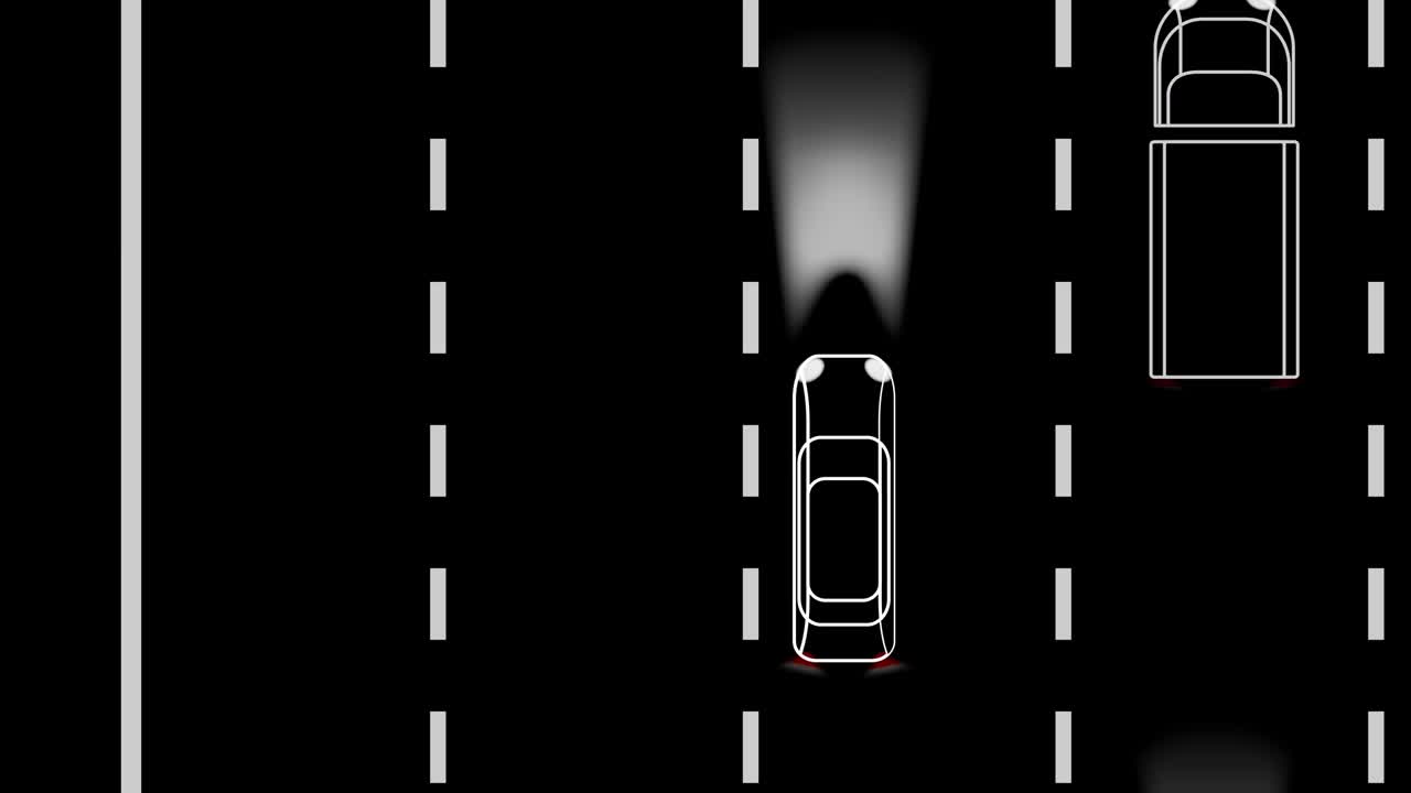 밤에 교통 과속