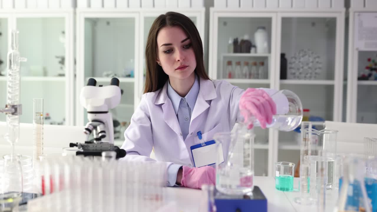 Científico trabajando en un laboratorio