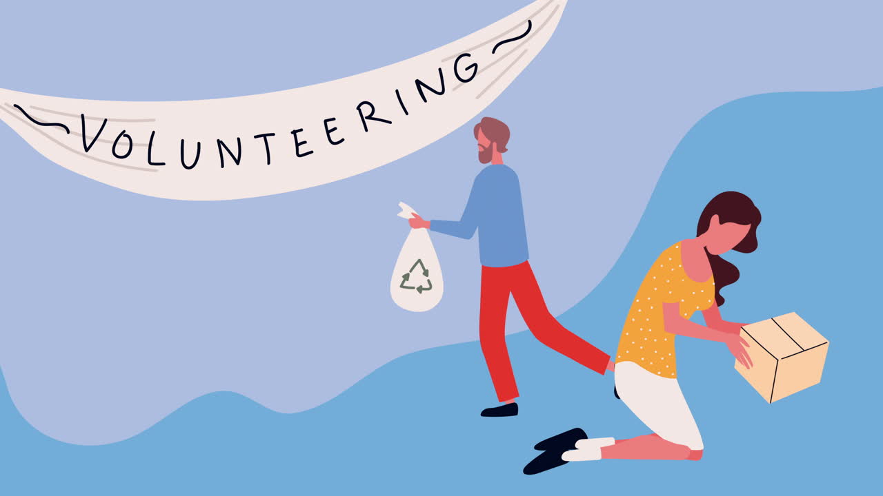 기부금 으로 도움 을 주는 자원 봉사자 들