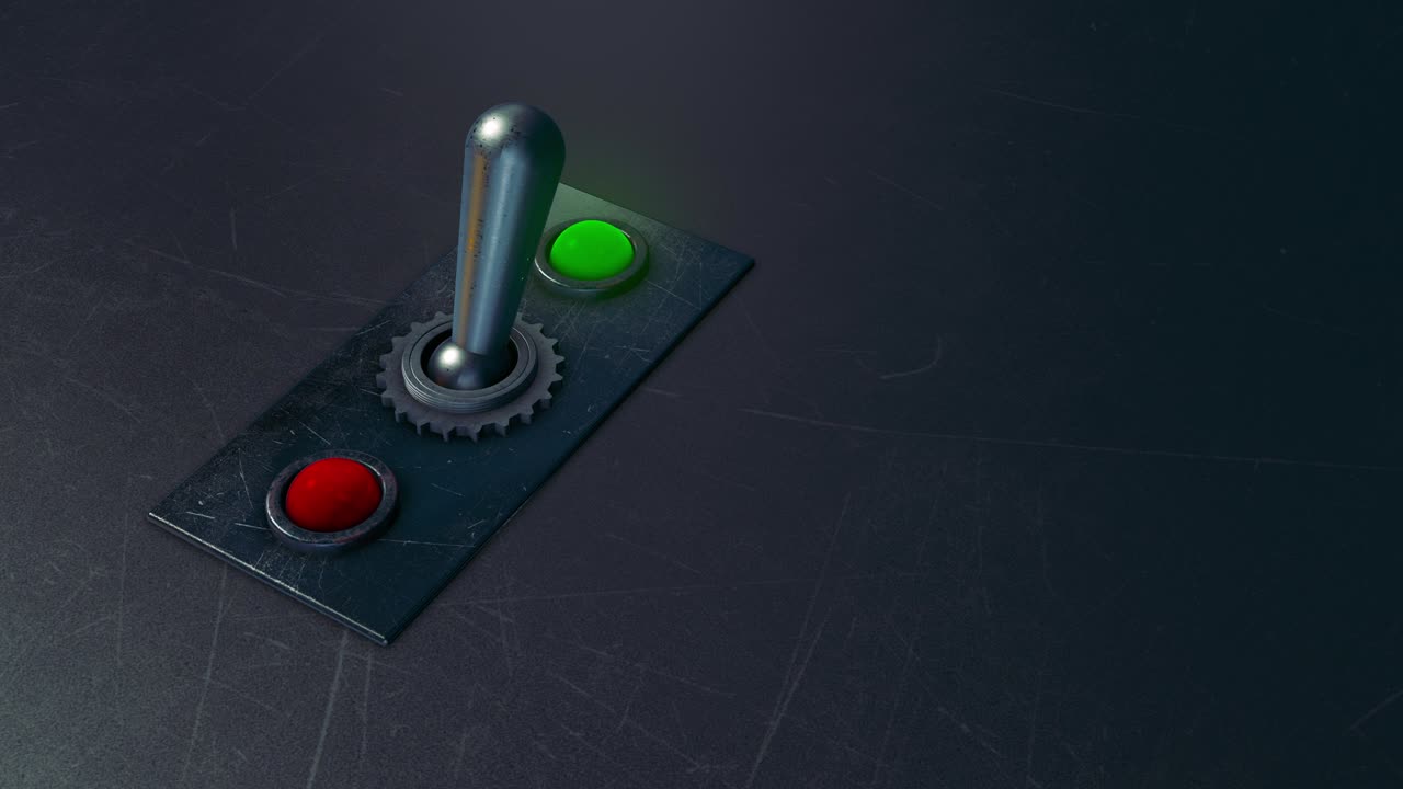 animación de conmutación analógica