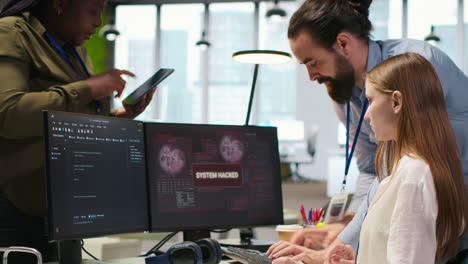 young programmer requests help from it experts for hacker intrusion