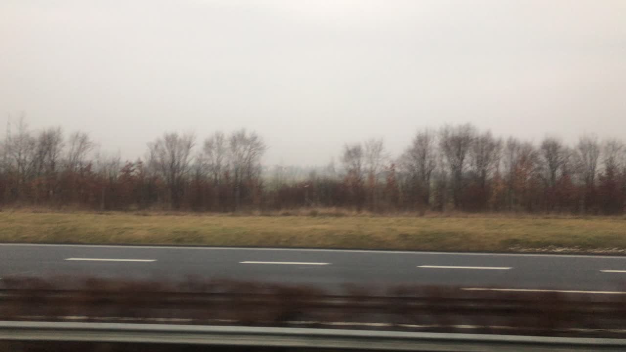 부다페스트, 헝가리 근처 고속도로