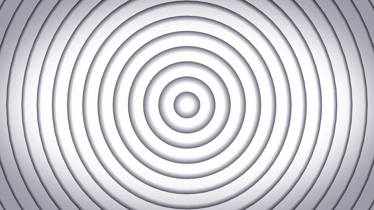 Black and white ripple motion background.Motion circle pattern.Loop circle motion