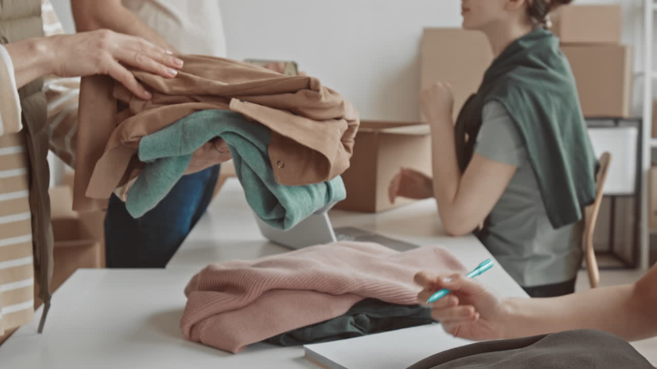 Clothing donation event