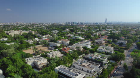 Barrio-De-Villas-De-Lujo-Herzliya-Pituach,-Israel:-El-Barrio-Atrae-A-Familias-Muy-Ricas,-Inversores,-No-Residentes-Y-Promotores-Inmobiliarios.