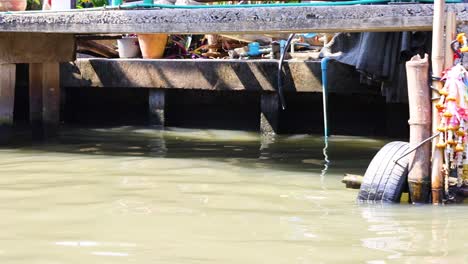 vibrant boats docked at bangkok's floating market