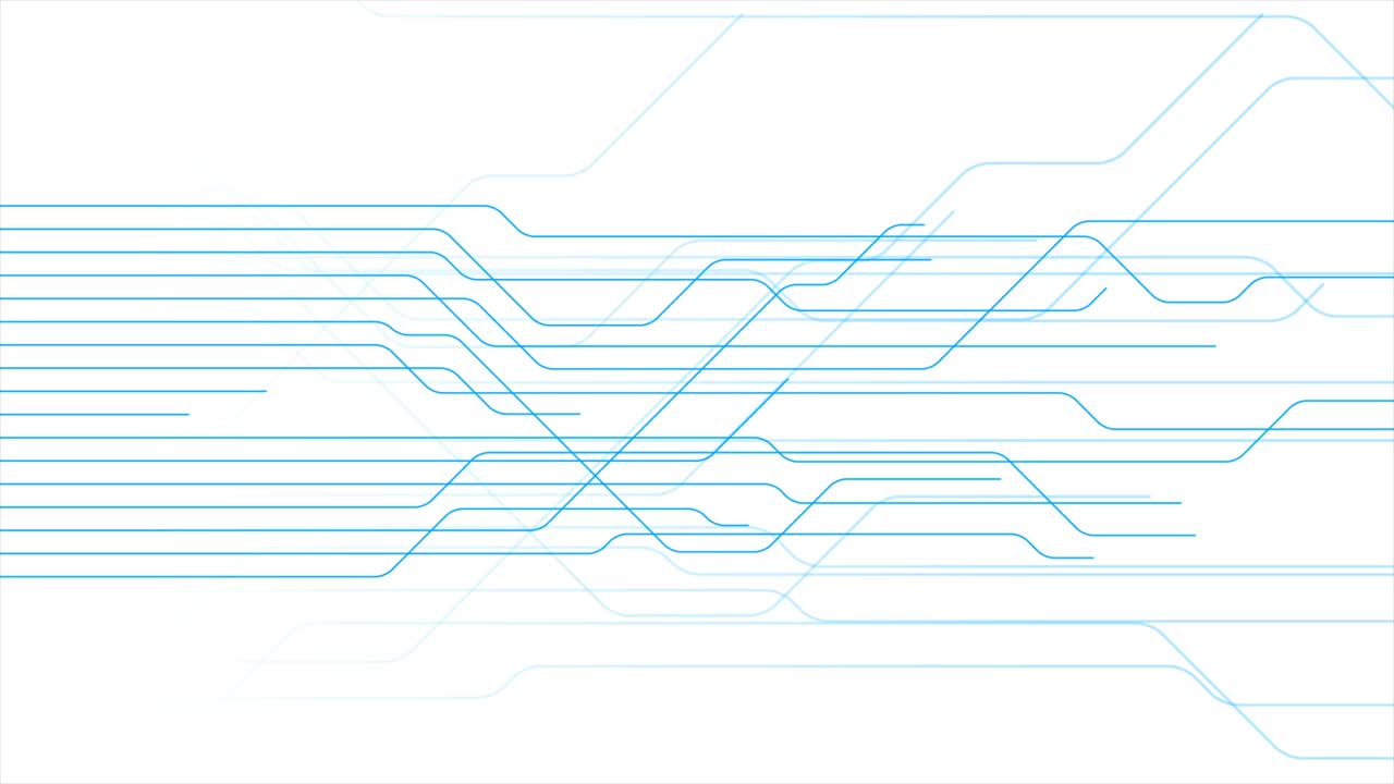 Sfondo animato blu minimale astratto di tecnologia futuristica