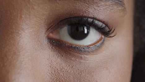 close-up-of-black-woman-eye-looking-at-camera-pensive-contemplative-beautiful-detail