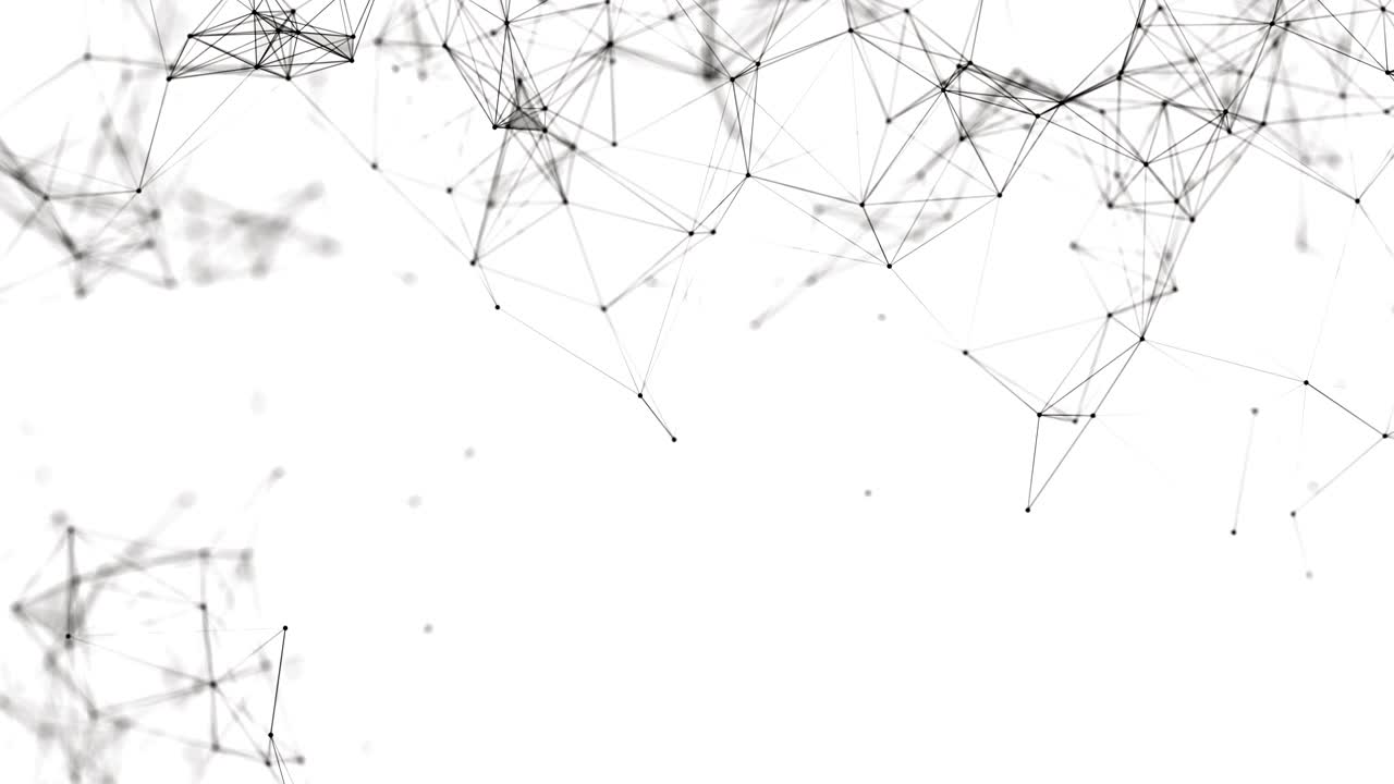 4k abstract background video. Futuristic style card. Elegant background for business presentations. Lines, point, polygon in 3d space.